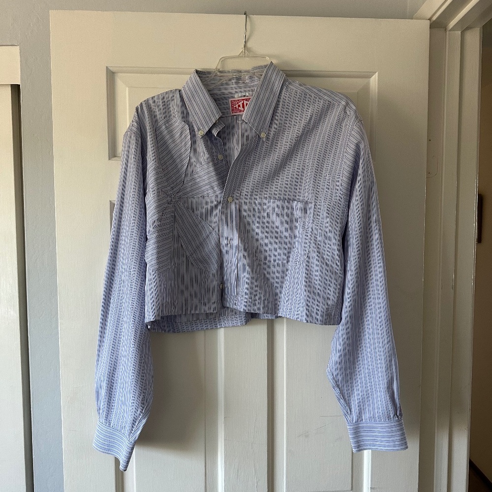 MICH Upcycled Button-Down – One-of-a-Kind Upcycled Vintage Find